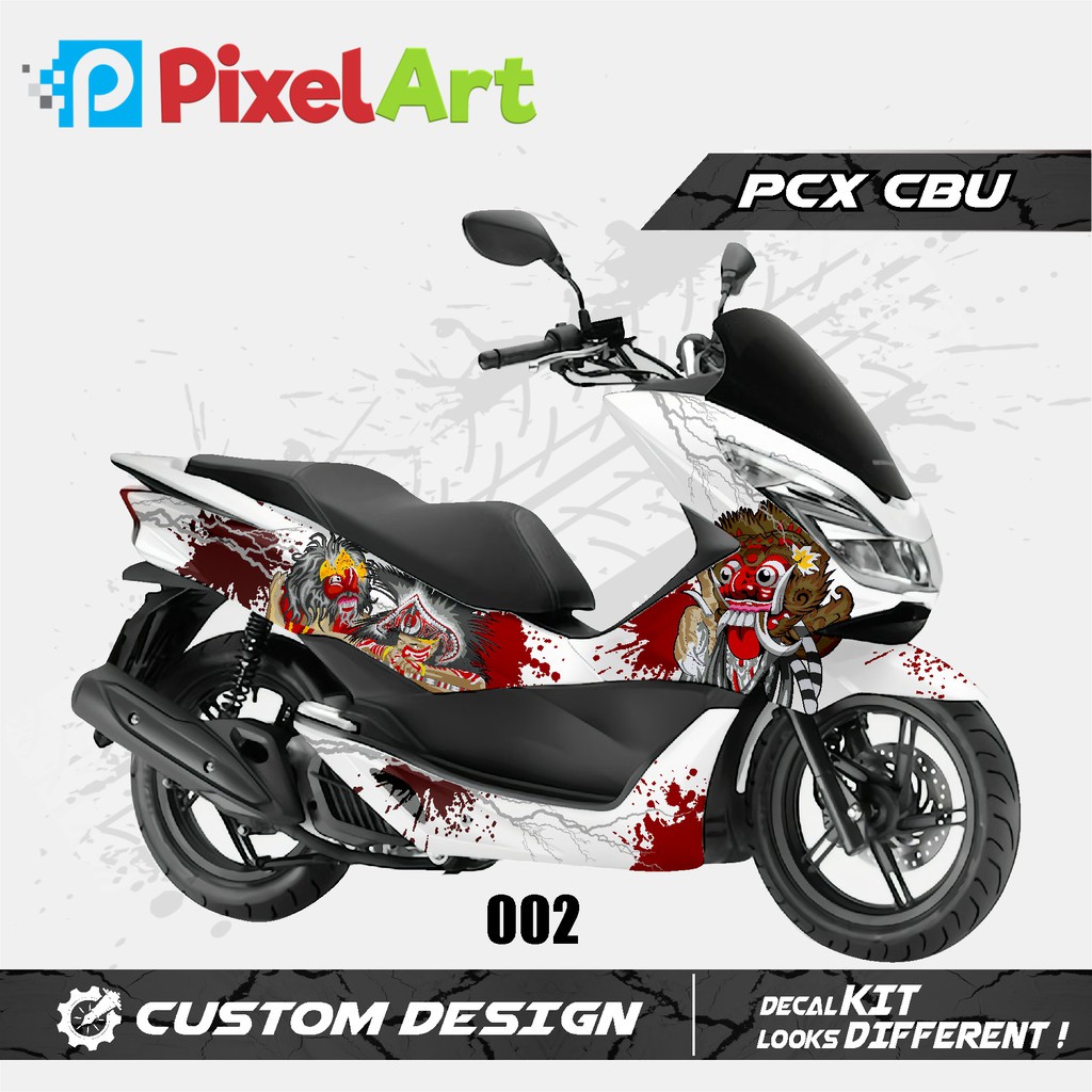 MJ STICKER DECAL MOTOR PCX CBU FULL BODY PREMIUM QUALITY | Shopee Singapore