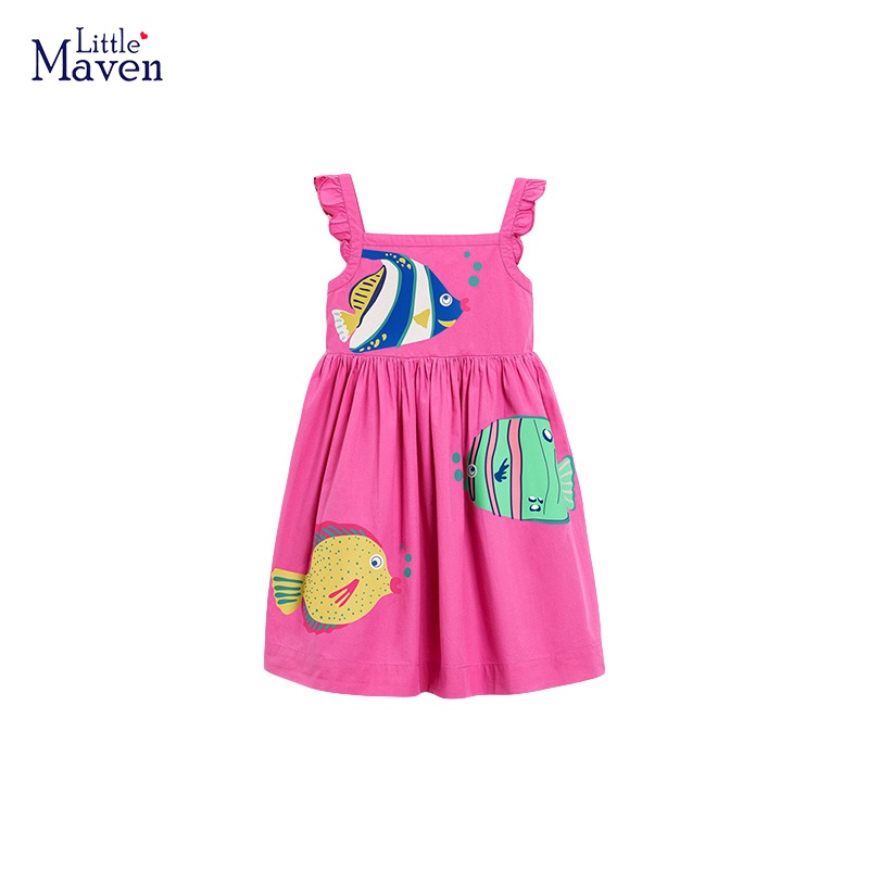 Little Maven 2023 New Fashion Children's Clothing Summer Baby Girls ...