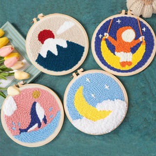 Carousel Children cartoon kids Cross Stitch Kits Needlework sewing 14CT  Unprinted Embroidery Top Quality DIY Handmade Decoration