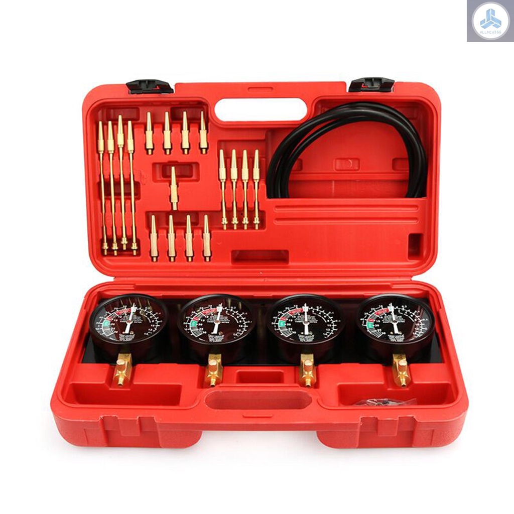 4Cylinder Vacuum Carburetor Synchronization Balancer Gauge Universal Carb Synchronizer