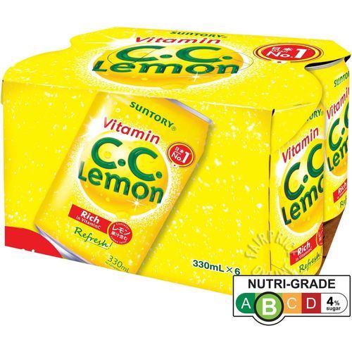 Suntory Can Drink Vitamin Cc Lemon 6 x 330ml Shopee Singapore