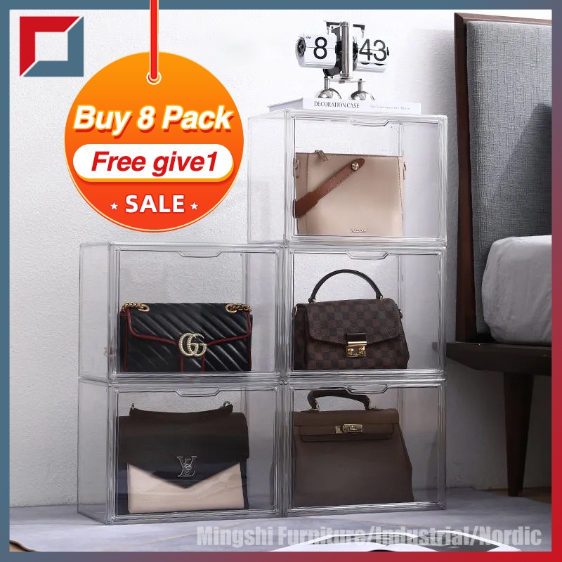 Bag Storage Full Acrylic Fantastic bag Display Box Luxury Transparent