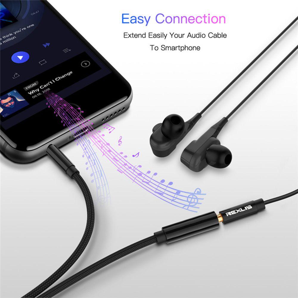 FAY Premium Audio Extension Cable Stereo Aux Cord Male to Female Gold