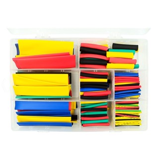 328PCS Polyolefin Insulation Heat Shrink Tubing Tube Sleeve Wrap Wire ...