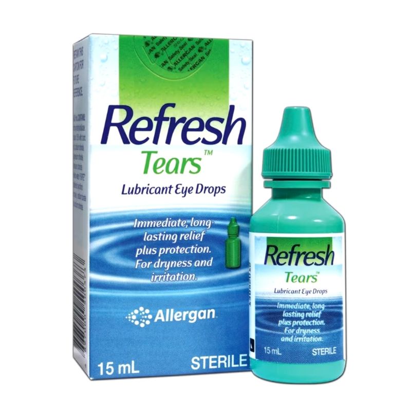 Allergan Refresh Tears Lubricant Eye Drops 15ML (Exp: 02/2024) | Shopee ...