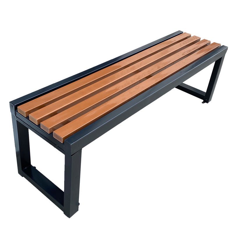 Park Chair Outdoor Bench Courtyard Antiseptic Wood Outdoor Bench Row
