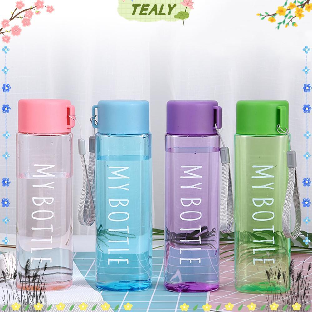 TEALY 500ml Water Bottle Outdoor Travel Portable Large Capacity Plastic ...