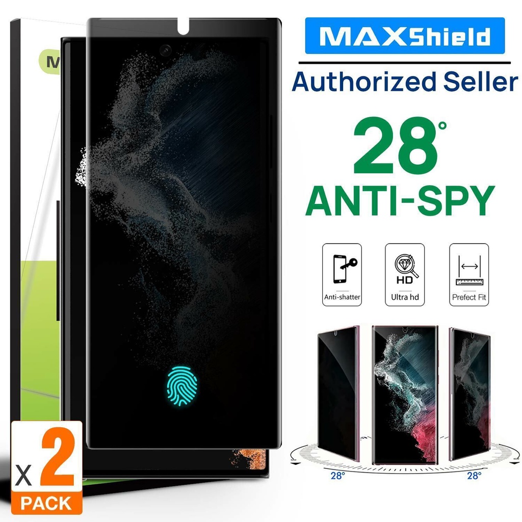 2X MAXSHIELD For Galaxy S25 S25Edge S24 S23 S22 S21 S20 Note 20 10 Plus ...
