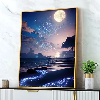 Sunset Whales Diamond Painting Kit with Free Shipping – 5D Diamond Paintings