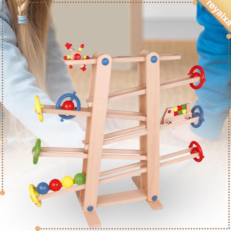 [Reyalxa] Ball Ramp Maze running track ,Sensory Training ,Early Developmental Ball ,Run Toy Ball