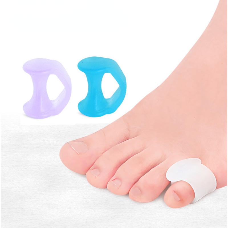 2PCS Pinky Toe Splint Gel Little Toe Separators Straightener Hammer Toe ...