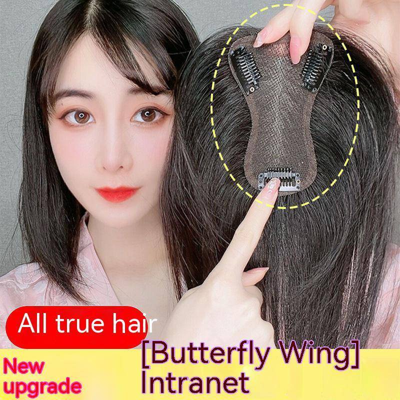100 Human Hair Light and Thin Tpart Swiss Wig Topper Accessories for