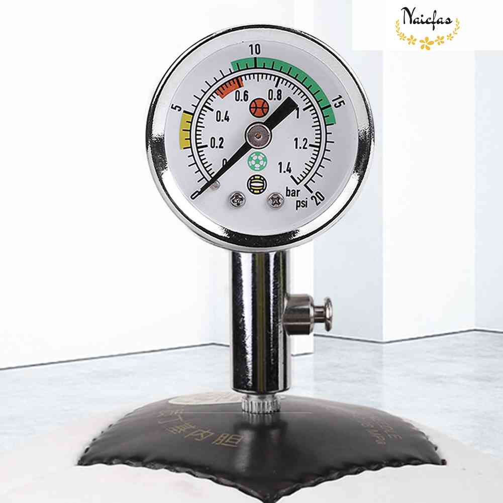 Ball Pressure Gauge Basketball Volleyball Barometers Sport Measuring