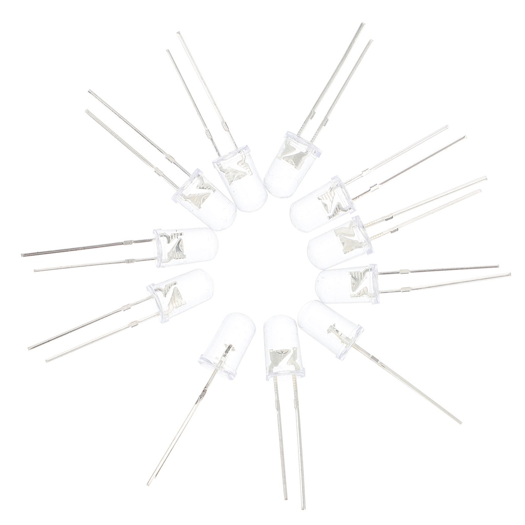200pcs 5mm Diffused Diodes Led Emitting Diode Light Emitter Light