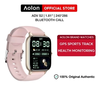 Aolon ADV S2 Smart Watch For Man NFC Spin Button Bluetooth Call Heart Rate Sleep Waterproof Smartwatch Fitness sports Watch Bracelet