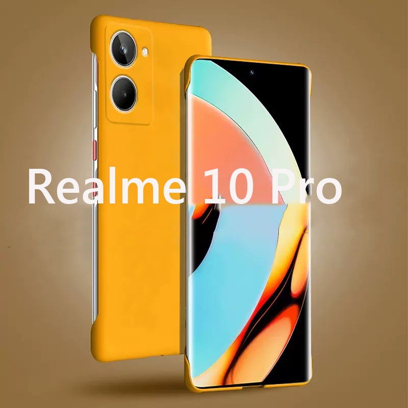 Realme 10 Pro Frameless Slim Skin Matte Hard PC Back Cover For Realme