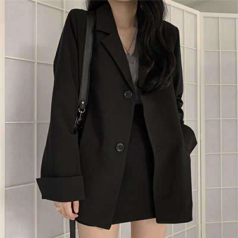 Women's Formal Long Sleeve Coat Korean version of blazer for women ...