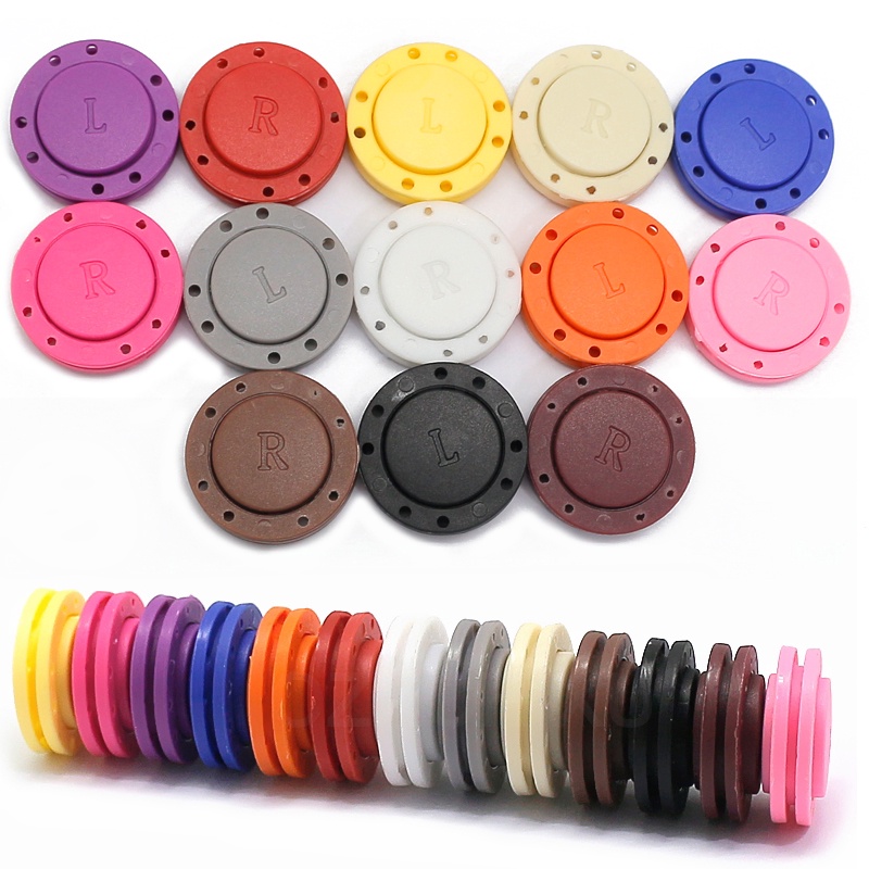4 Pairs of Sewing Invisible Buttons for Embroidered Jackets with