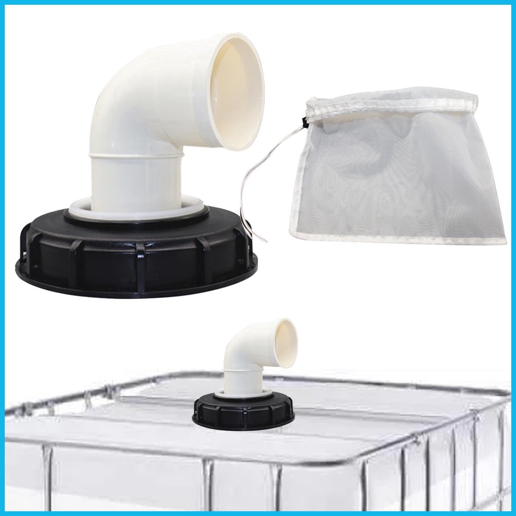 IBC Tank Lid Filter IBC Water Filter Set 4590 Elbow Garden Hose