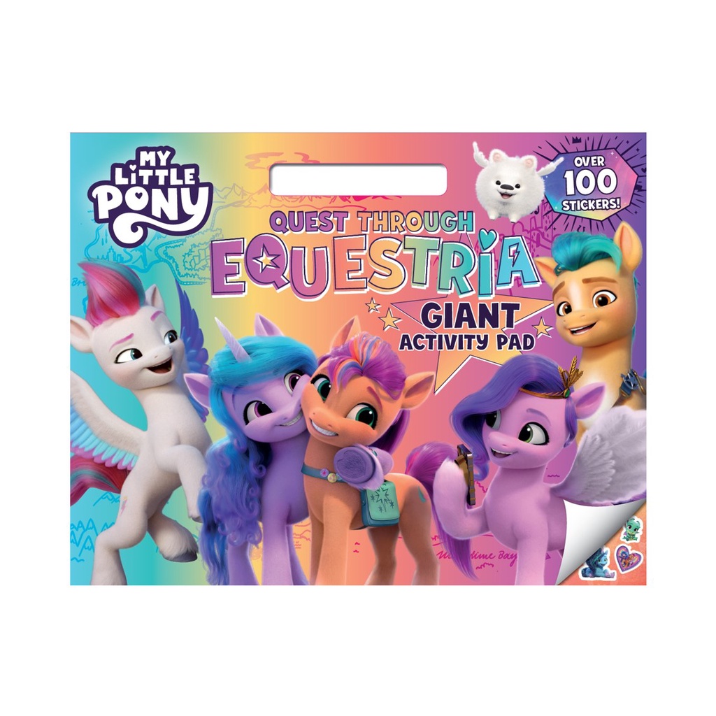 My Little Pony Giant Colouring Activity Book Pad Big Truck Pups to