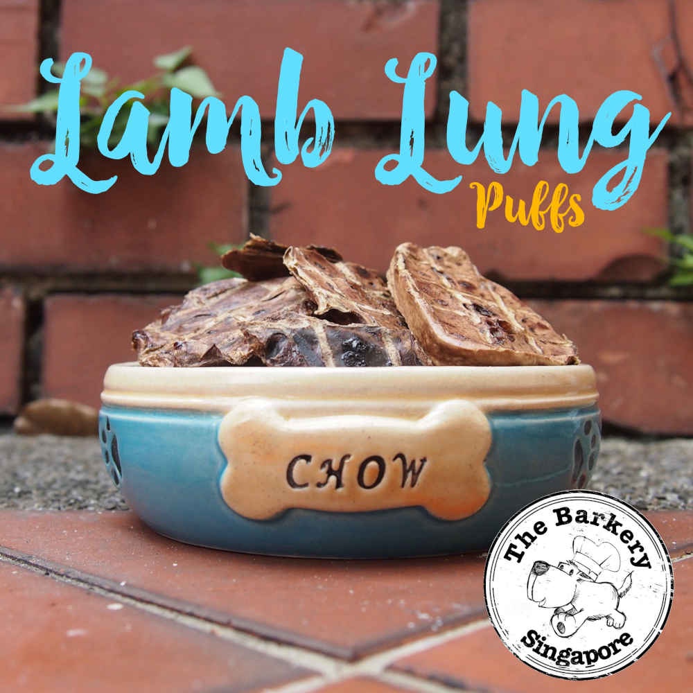 The Barkery Lamb Lungs Puffs Dehydrated Dog Treats 50g Shopee Singapore