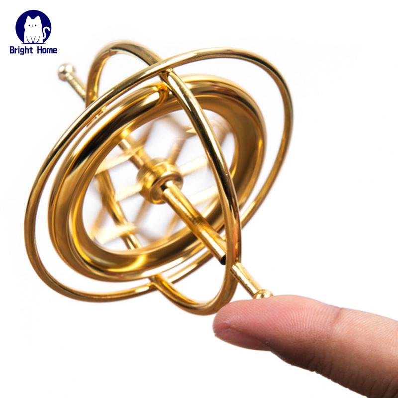 Self-balancing Gyro Anti-gravity Gyroscope Metal Colorful Fidget ...