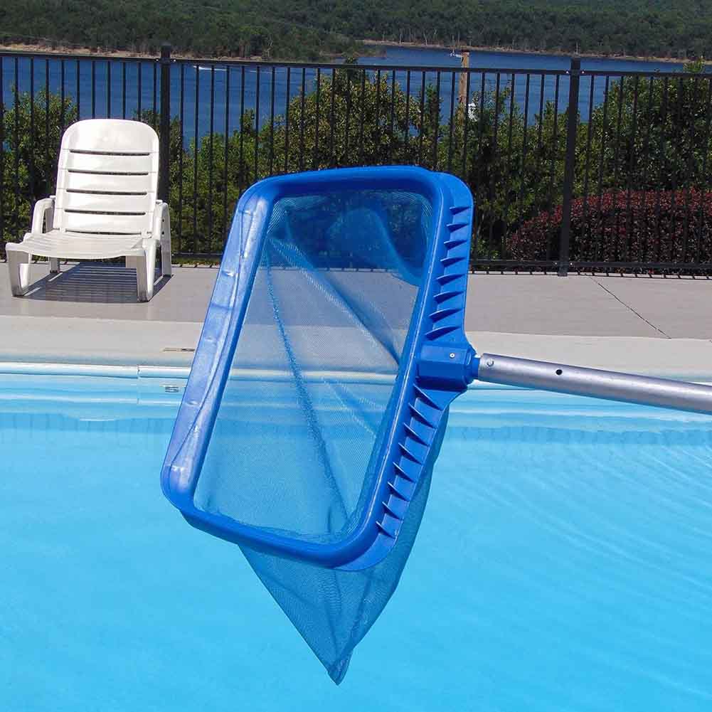 Heavyduty Deep Water Net Swimming Pool Rake Bag Head Spas Skimmer Pond