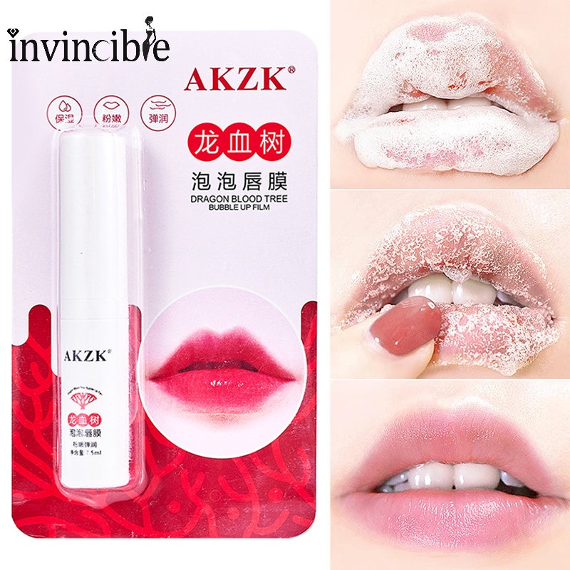 Professional Nourishing Bubble Lip Scrub/ Exfoliating Remove Dark Dead