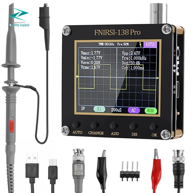 LCD Handheld Digital Oscilloscope Kit 200Khz Digital Oscilloscopes