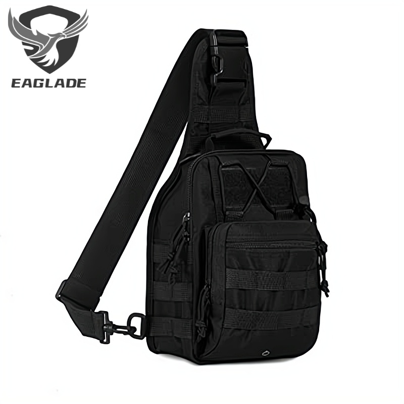 EAGLADE Tactical Shoulder Bags In Black Shopee Singapore
