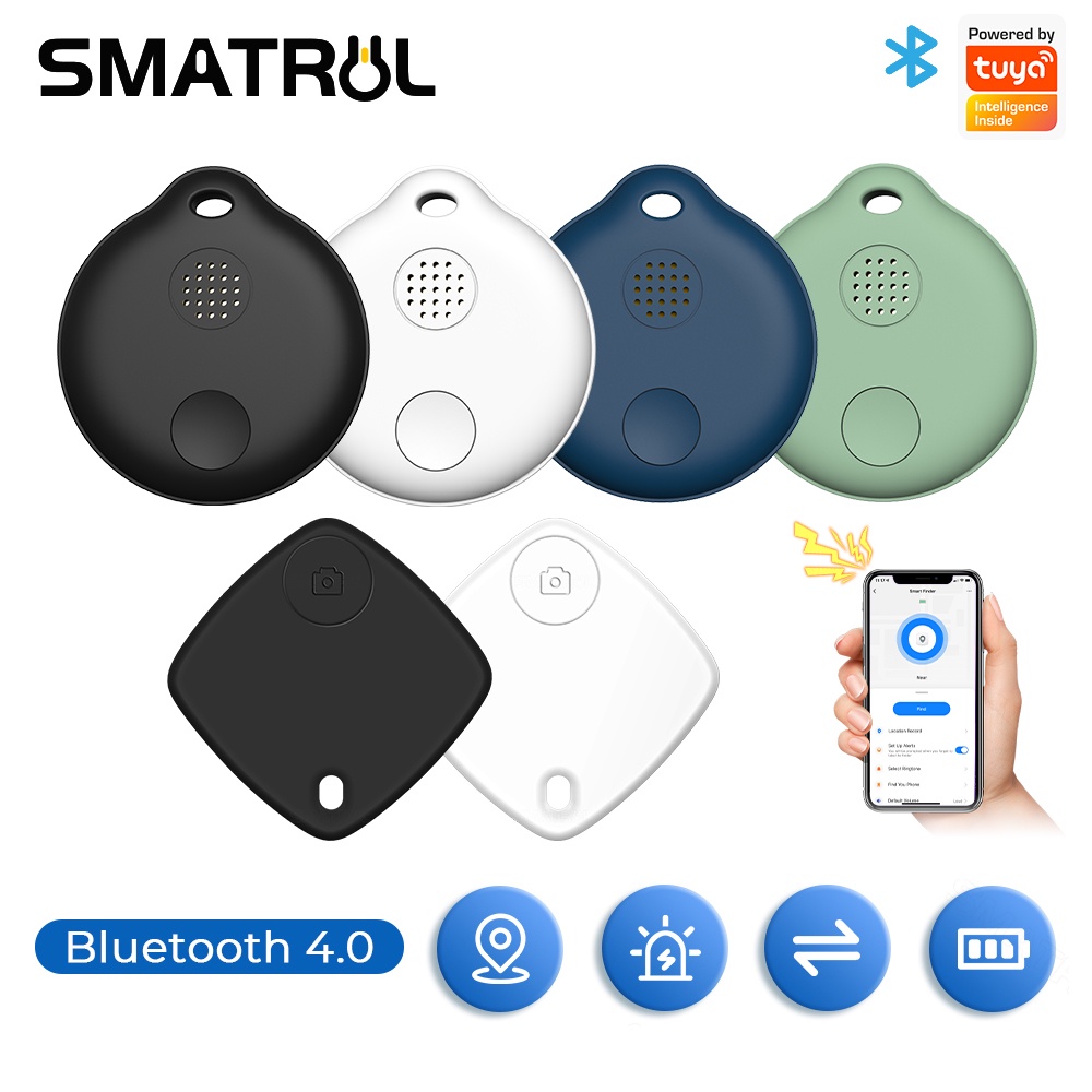 Tuya Smart GPS Tracker Tag, alarme anti-perte, sans fil, Bluetooth