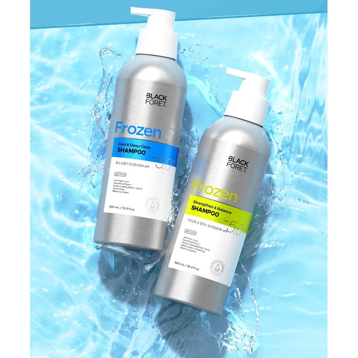 [BLACKFORET] FROZEN SHAMPOO 500ml, Anti Hair Loss , Hair Loss Care