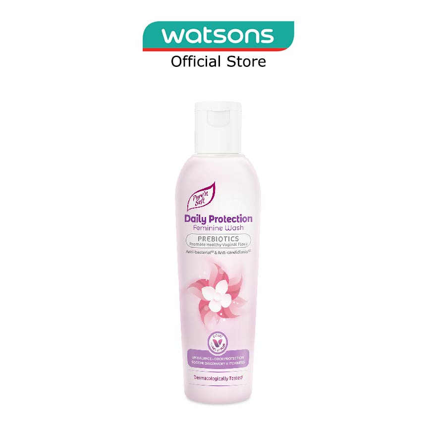 PURE'N SOFT Daily Protection Feminine Wash Prebiotics (Anti Bacterial