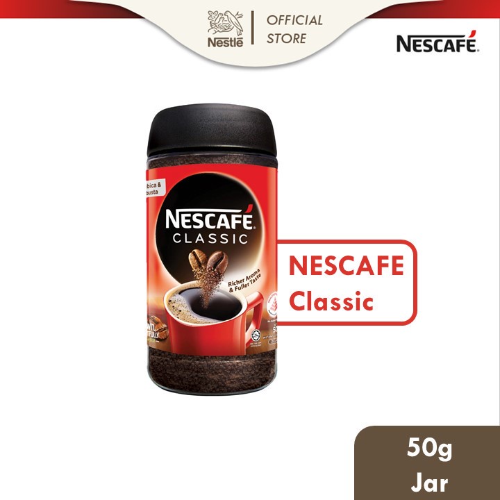 Nescafe Classic Jar 50g 100g 200g Shopee Singapore