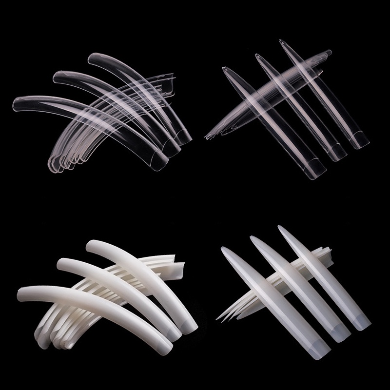 10pcs/pack Stage Salon Extra Long Fake Nail Pieces Multiple Sizes XXXL ...