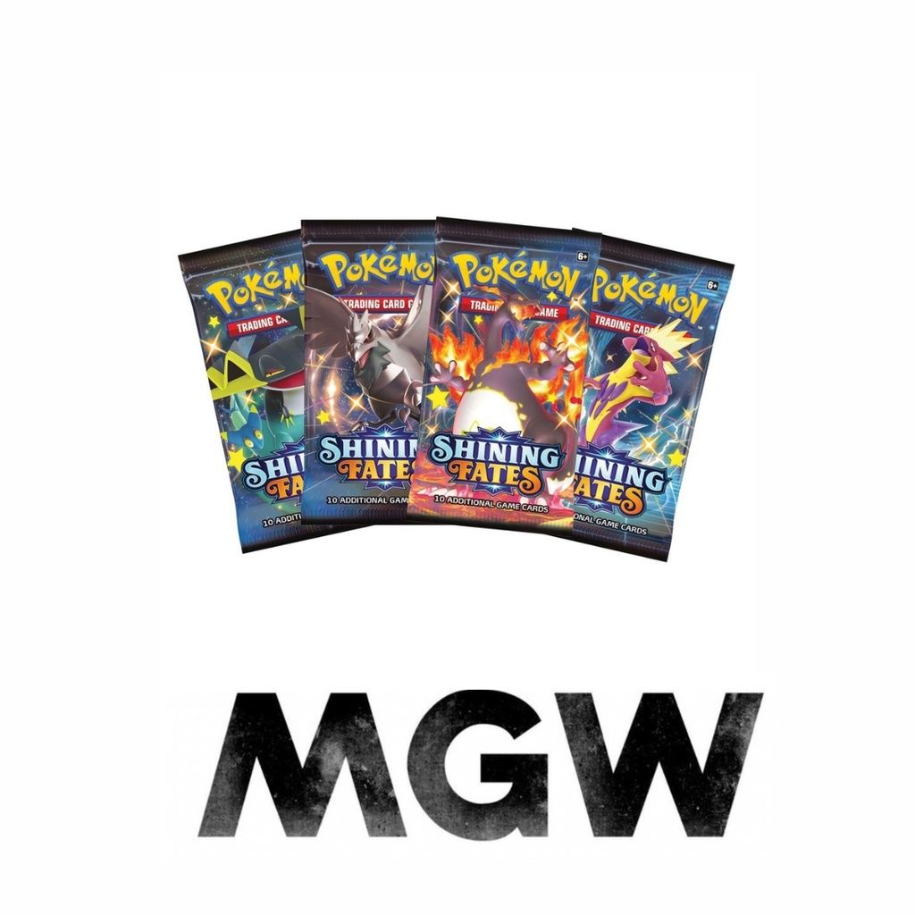 Pokemon TCG - Shining Fates Booster Packs of 4 - Unsearched, Brand New  Factory Sealed | Shopee Singapore