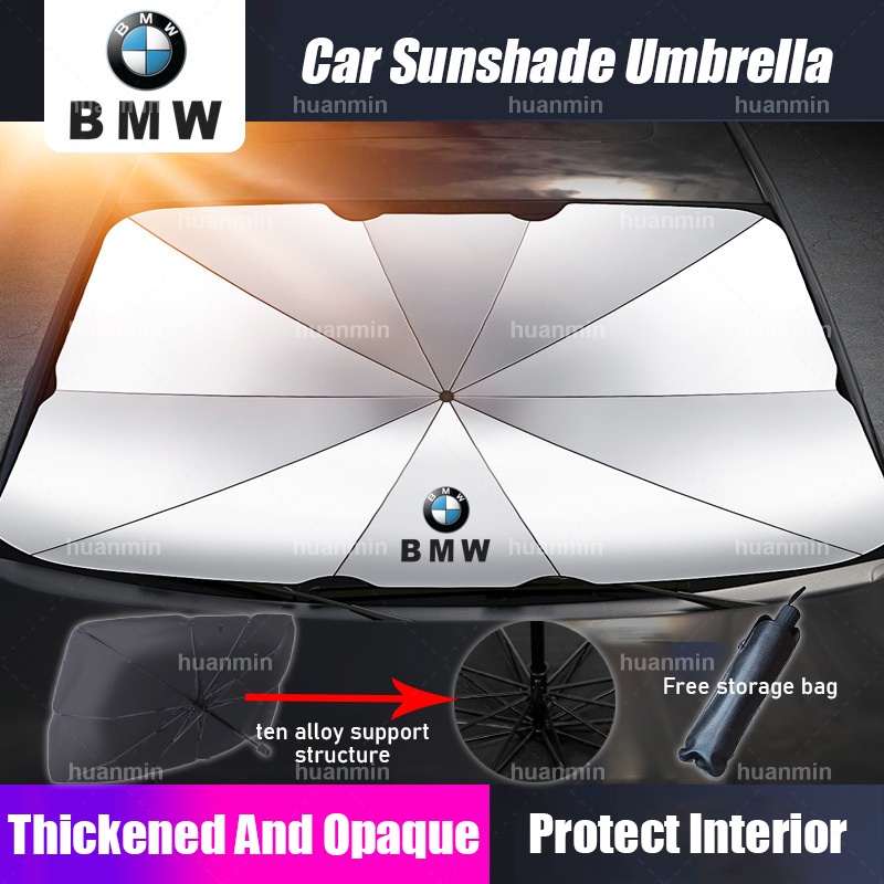 [Upgrade Opaque] Car Sun Shade Umbrella Foldable Car Parasol Windshield