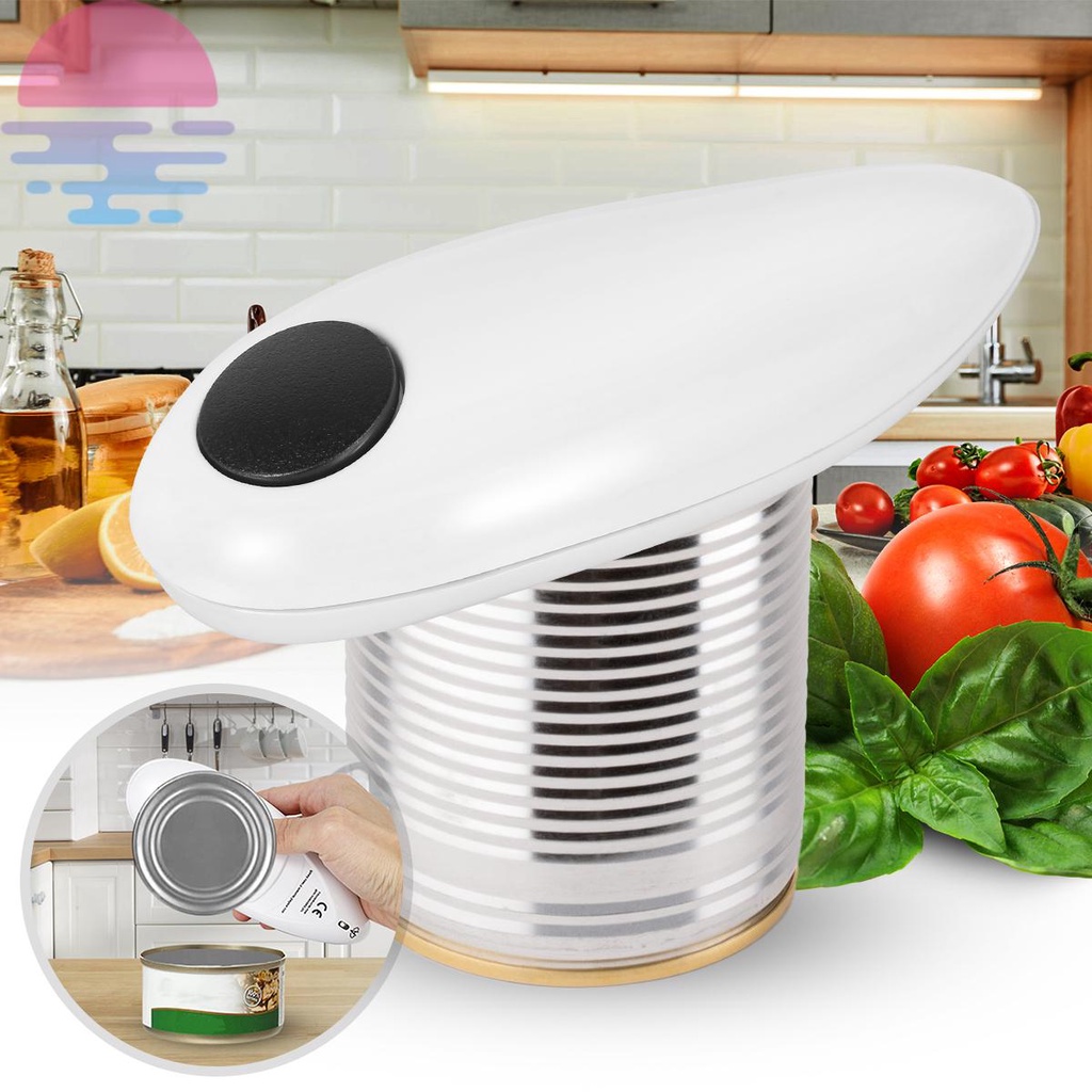 Electric Can Opener Automatic Jar Opener Safe Smooth Tin