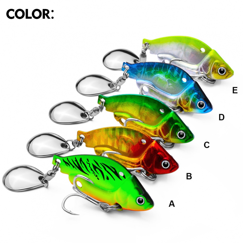 1PC 9g/12g FishingLure Bait Rotating Sequin Long Throw Metal Bait Fish Hook Shopee Singapore