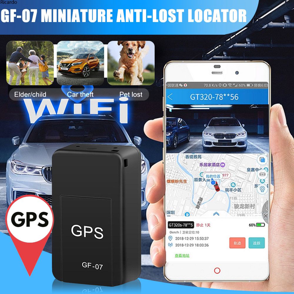 Gf07 Mini Gps Car Real Time Tracker Portable Automatic Locator Wireless