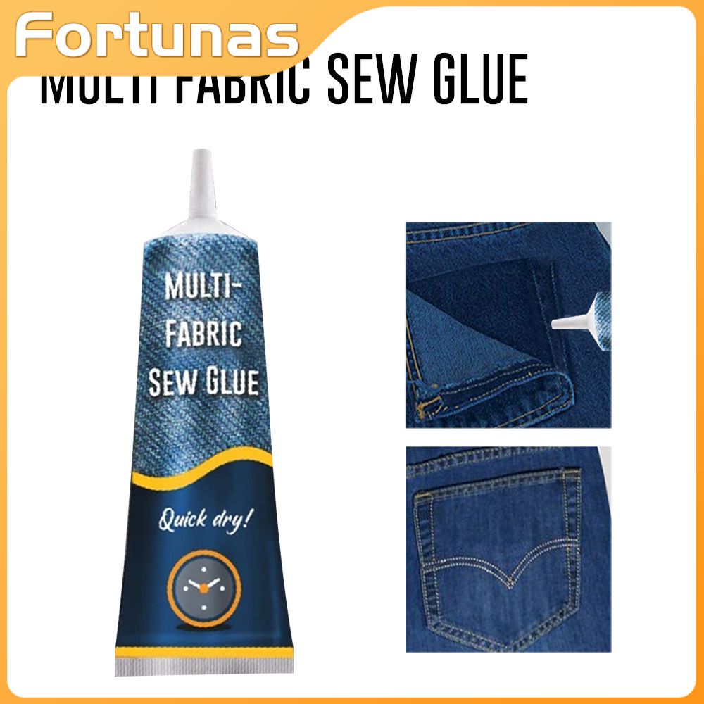 50ml Multifunctional Sew Glue Fabric Glue No Sew Glue Fast Tack Stitch ...