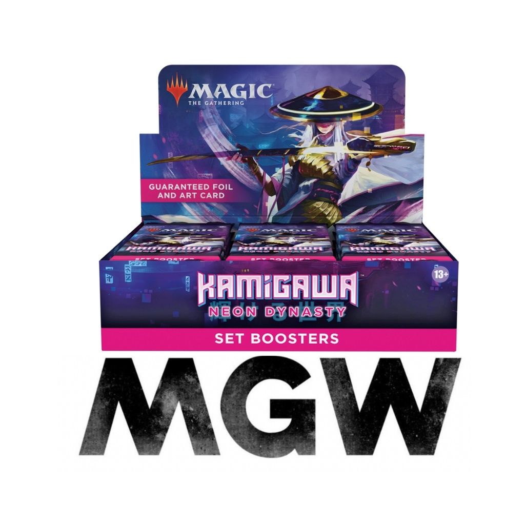Magic The Gathering Kamigawa Neon Dynasty English Set Booster No BAB