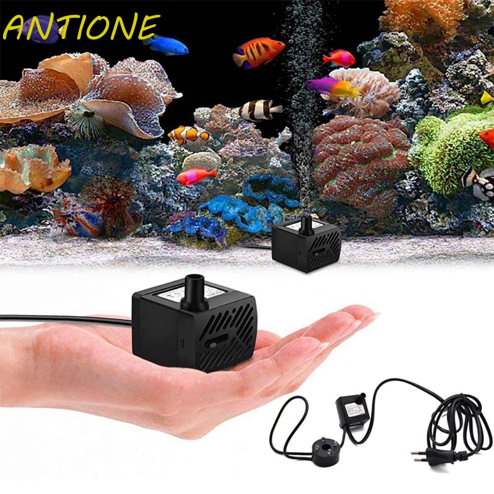 ANTIONE Submersible Water Pump 220V 3W With LED Light Water Cycle Fish