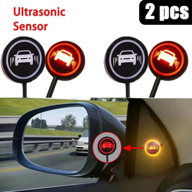 2Pcs Driving Assistance Reversing Signal Indicator Lamp BSD Warning ...