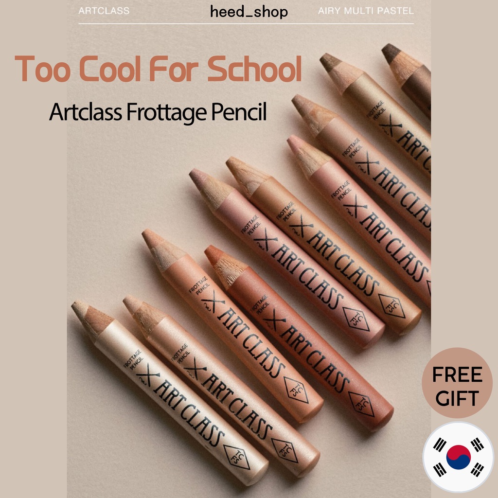 [TOO COOL FOR SCHOOL] Artclass Frottage Pencil 10 colors Shopee Singapore
