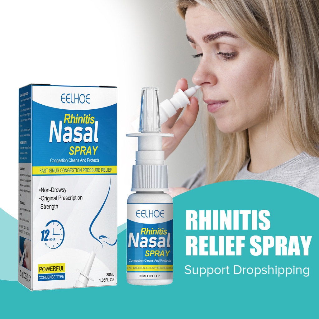 DINSGLU Nose Spray for Sinusitis Treatment Chronic Allergic Rhinitis Nasal Antisneeze Itching