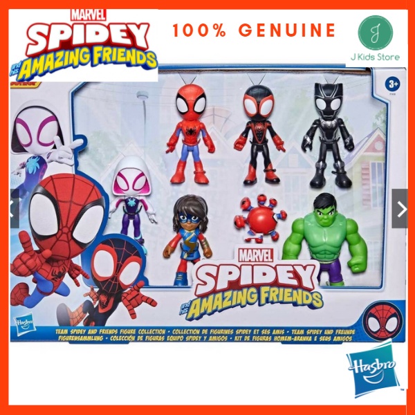 [ORIGINALHASBRO Marvel Spidey & His Amazing Friends Web Squad Figure ...