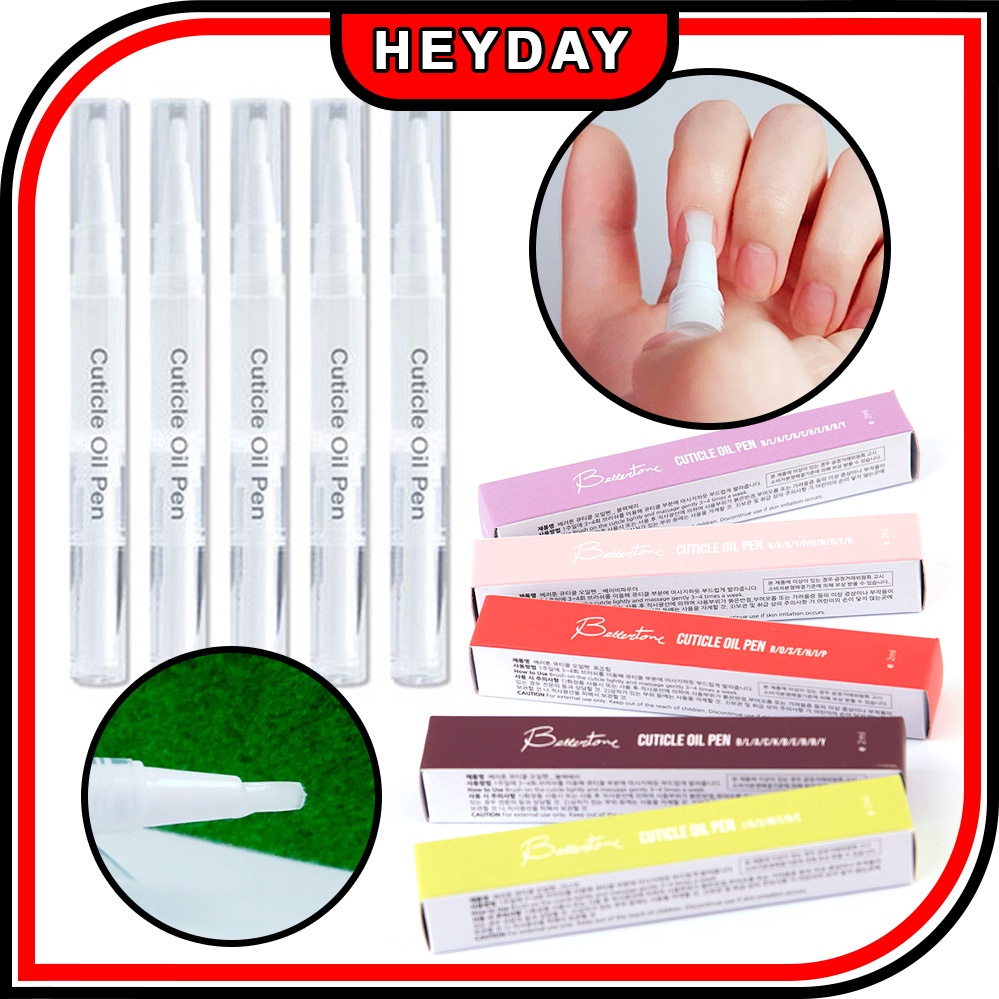 Korea Nail Cuticle Oil Pen 2ml x 3/5ea/Hardener/Toenails/Crack/Nutrient