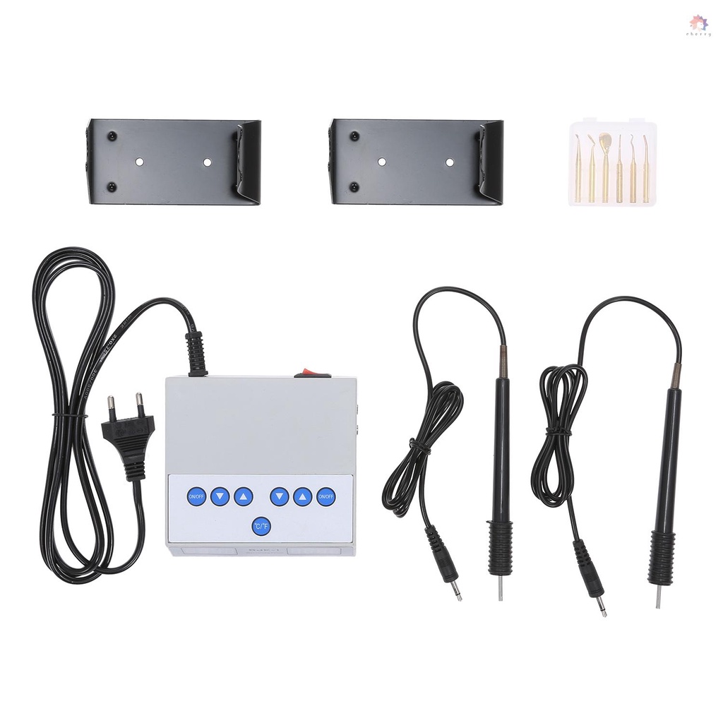 [cherry] Dental Electric Wax Carver with Double Pens & 6 Wax Tips