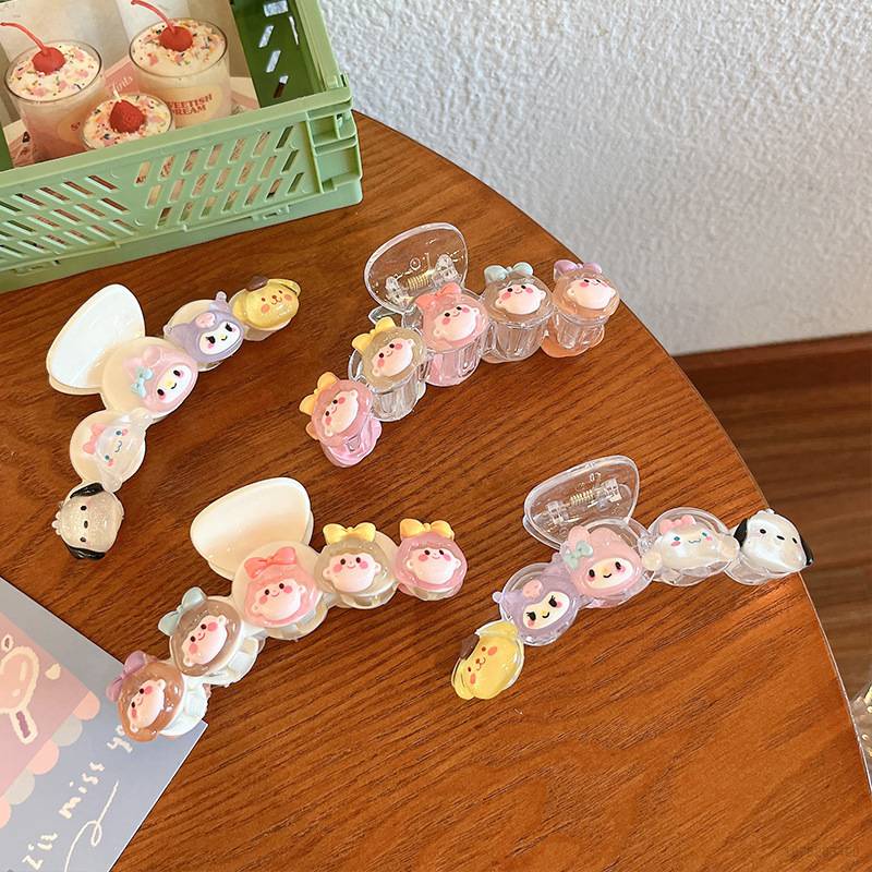 YB5 Sanrio Cinnamoroll hair claw clip Kuromi Melody hiar rope hair ties